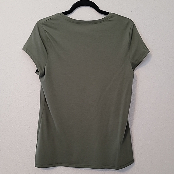 NOBO Olive Green Scoop Neck T-Shirt Sz XL (15-17) - Picture 11 of 11